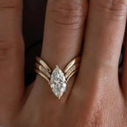 Marquise Cut Ring Set