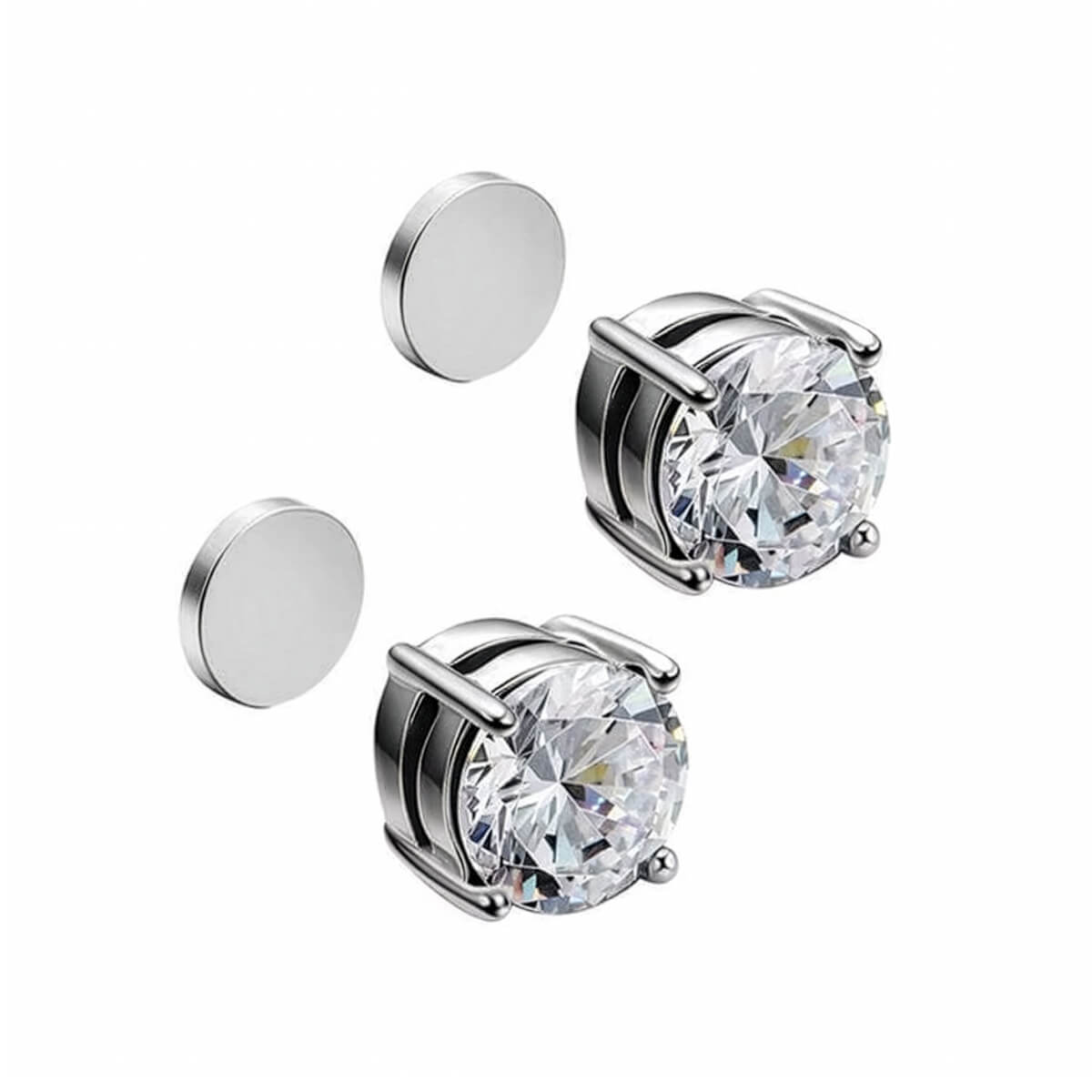 Destinee Crystal Stud Magnetic Earrings