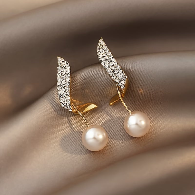 Vespera Marilla Spiral Drop Earrings