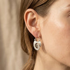 Timeless Silver Spiral Earrings