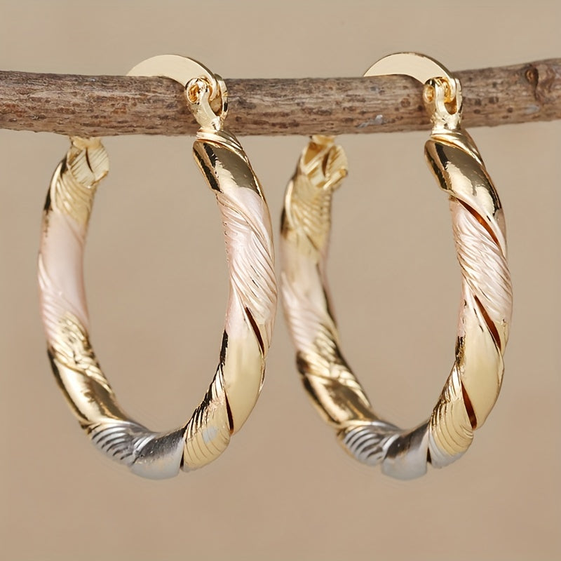 Luxe Gold Hoop Earrings