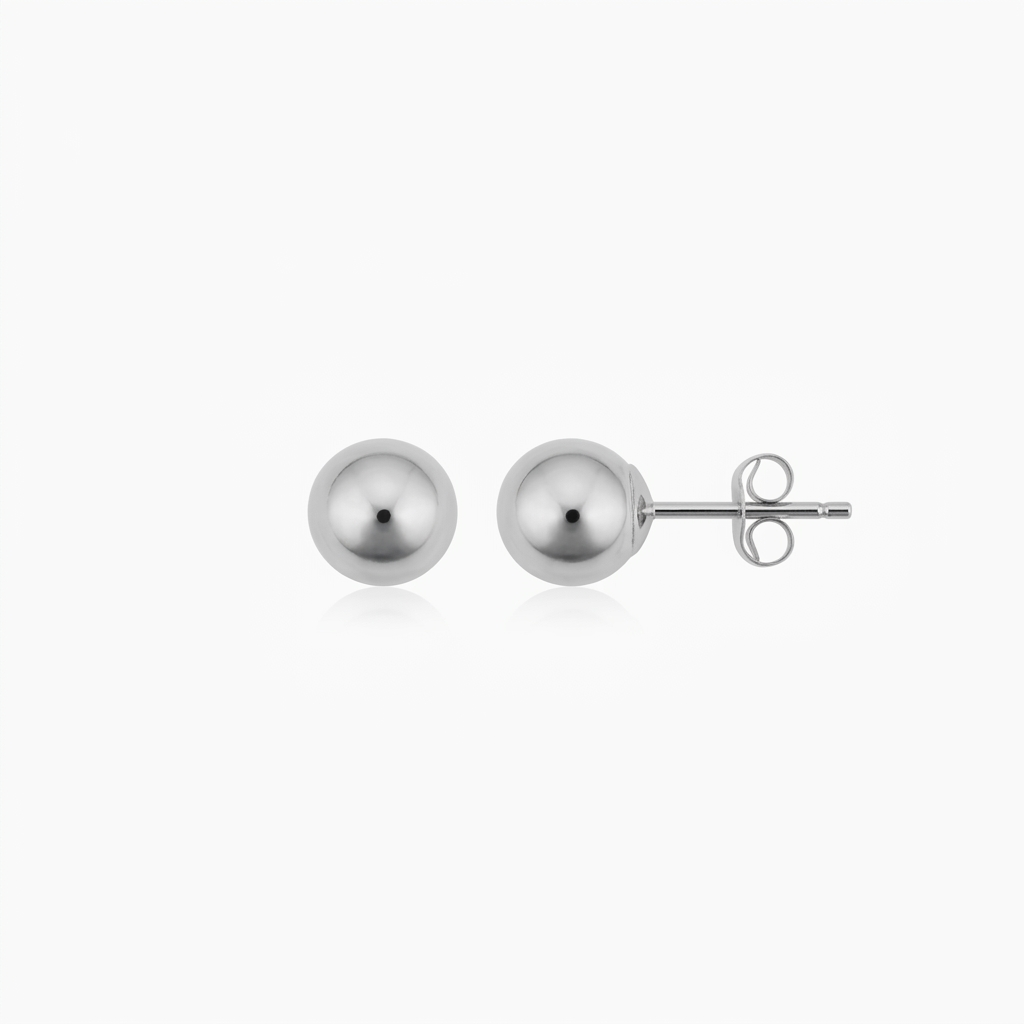 Have a Ball White Gold Studs