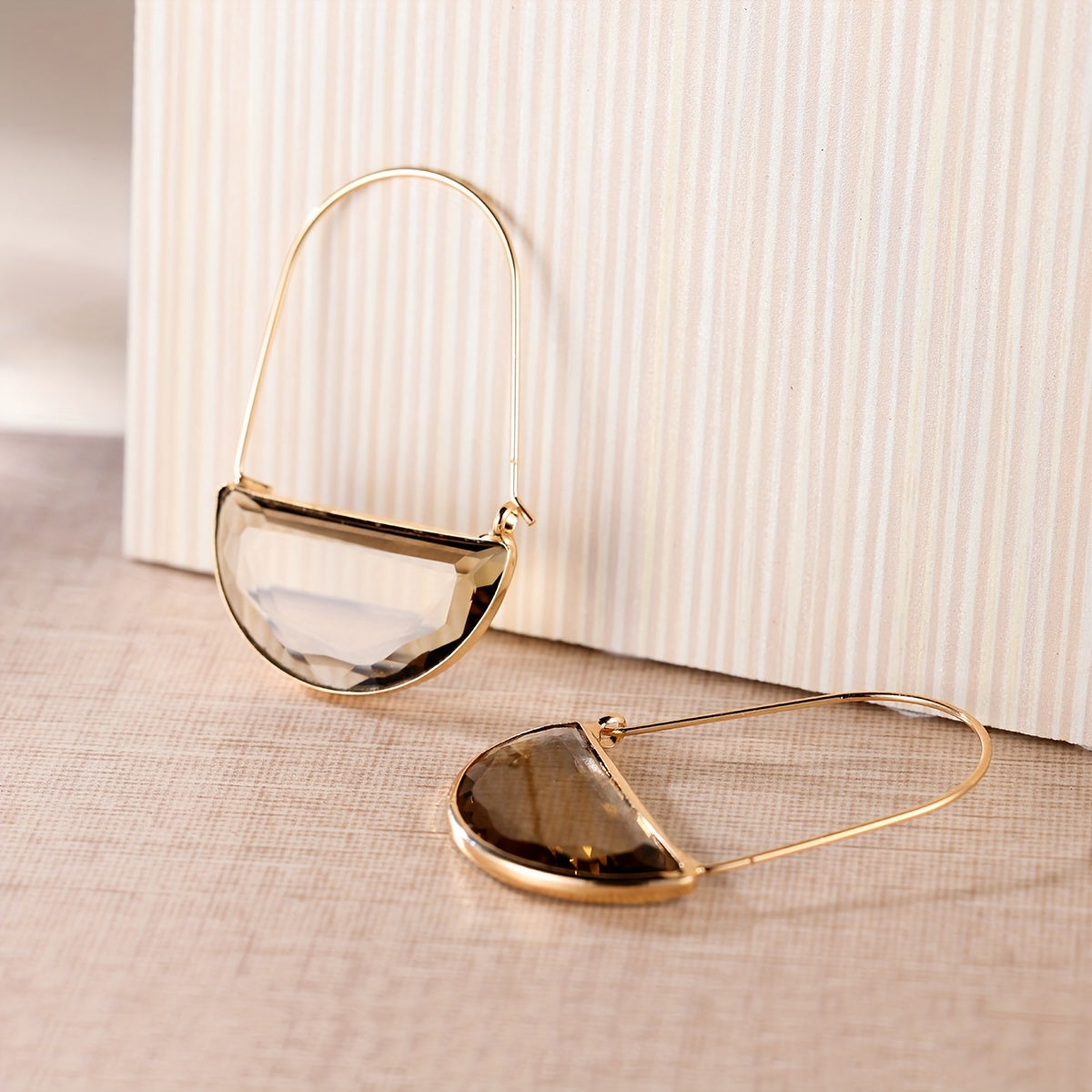 Minimalist Geometric Drop Earrings