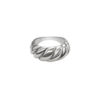 Vintage Croissant White Gold Ring