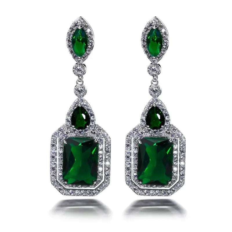 Clarion Verdancia Vintage Earrings