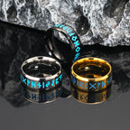Luminous Rune Etched Ring