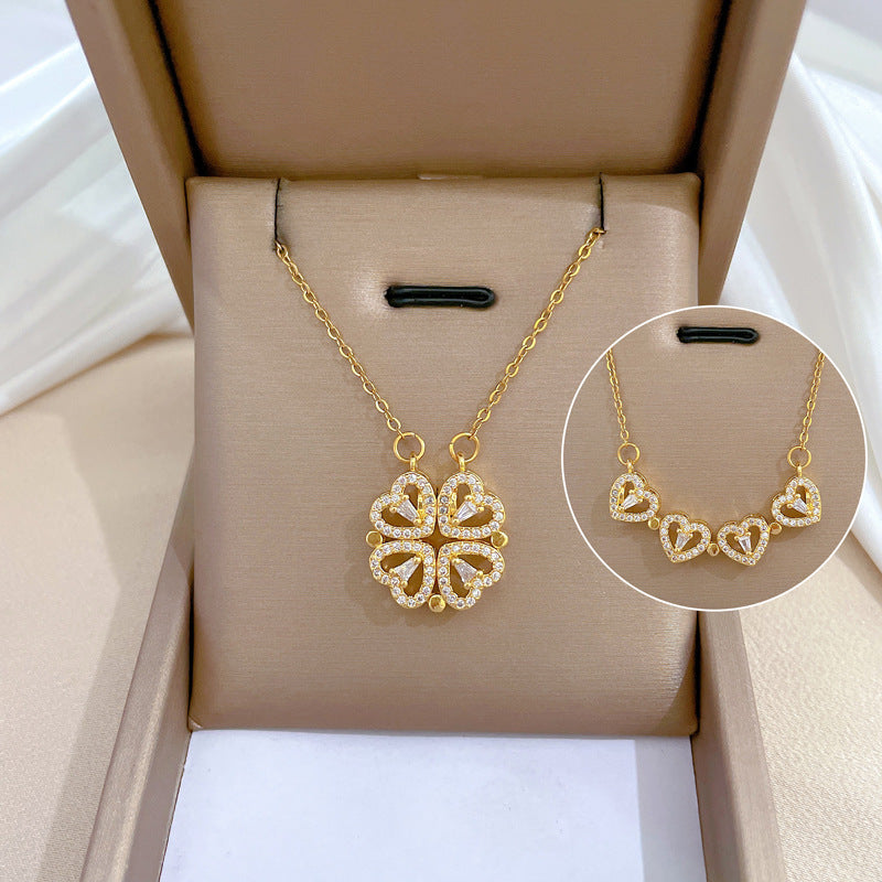 Four Leaf Clover Pendant Necklace