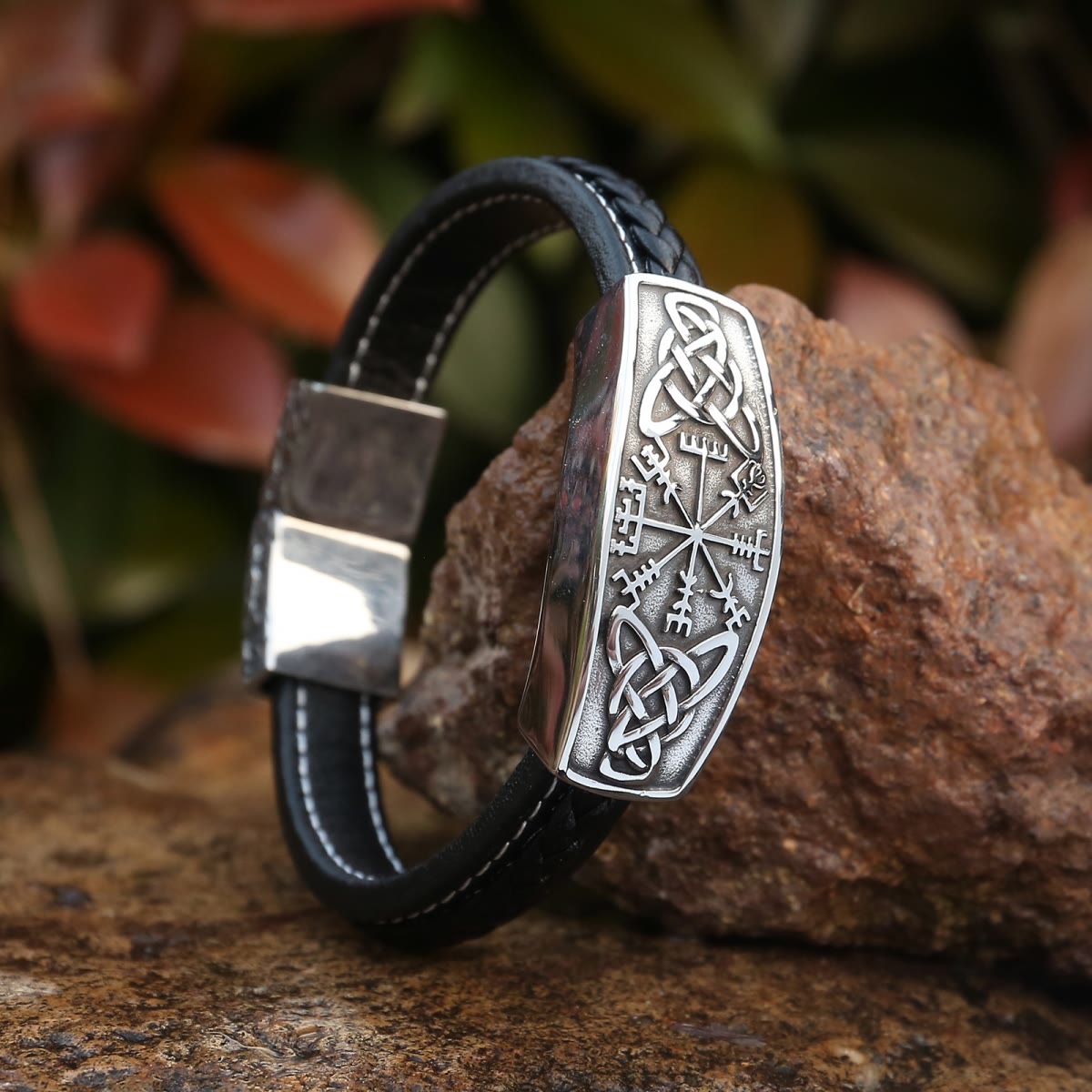 Silver Knot Pattern Bracelet