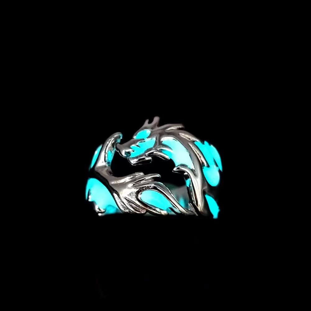 Glow In The Dark Dragon Ring