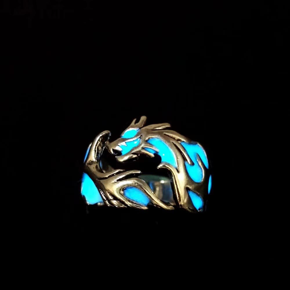Glow In The Dark Dragon Ring