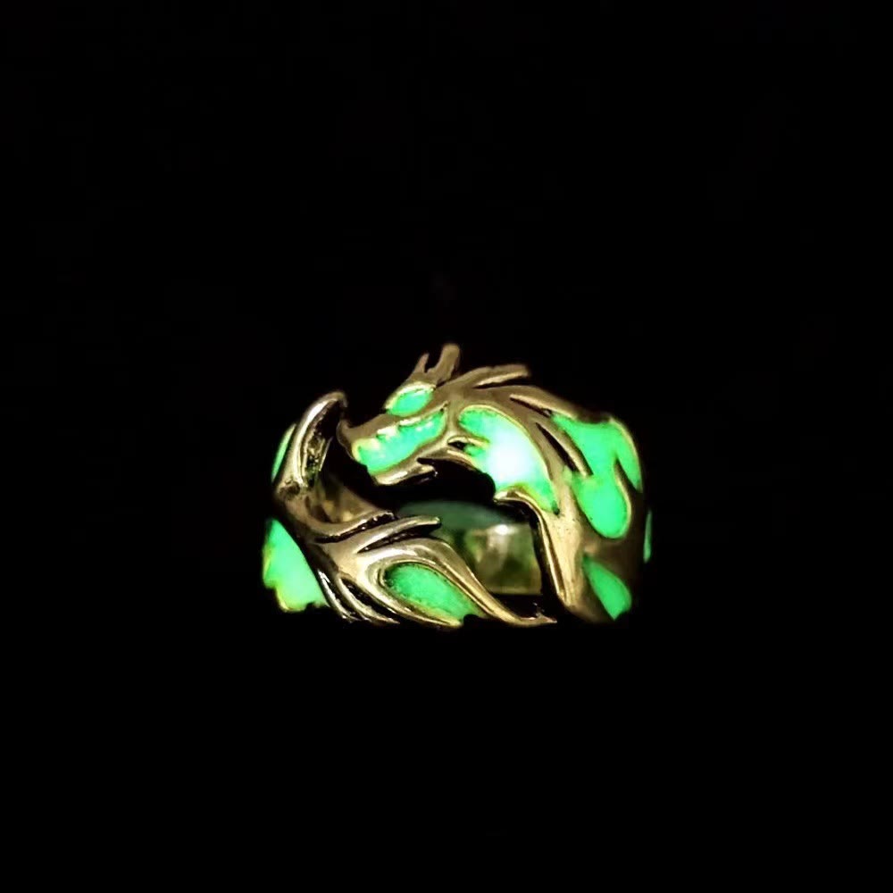 Glow In The Dark Dragon Ring
