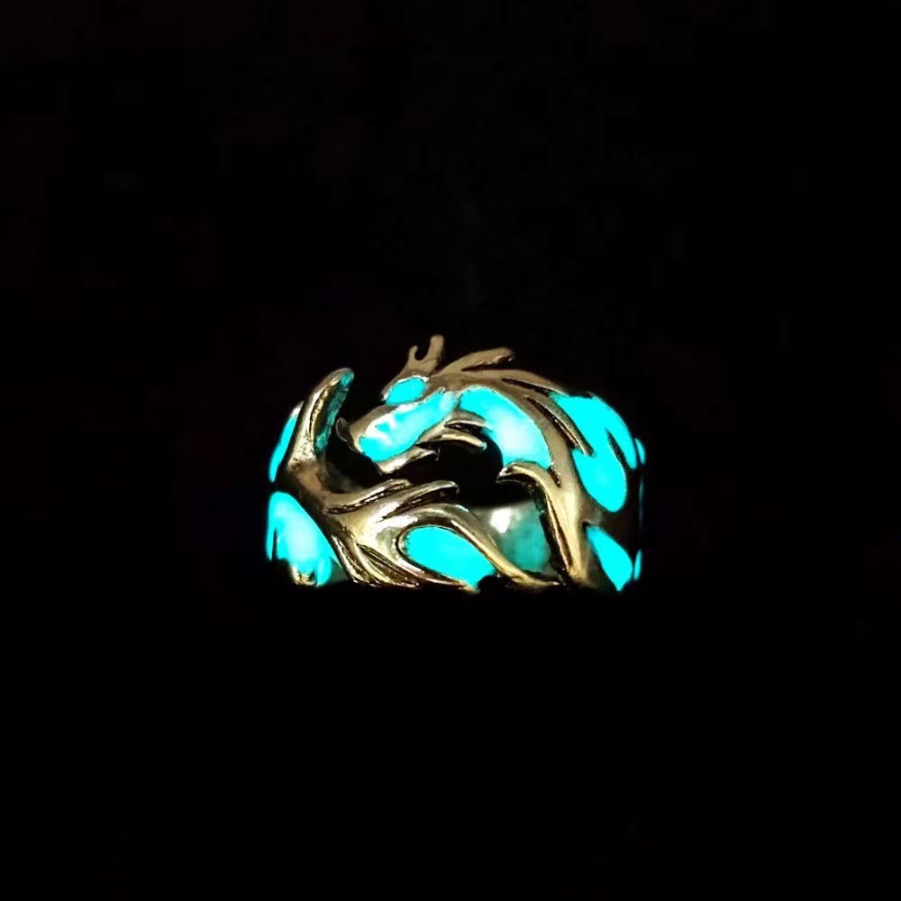 Glow In The Dark Dragon Ring
