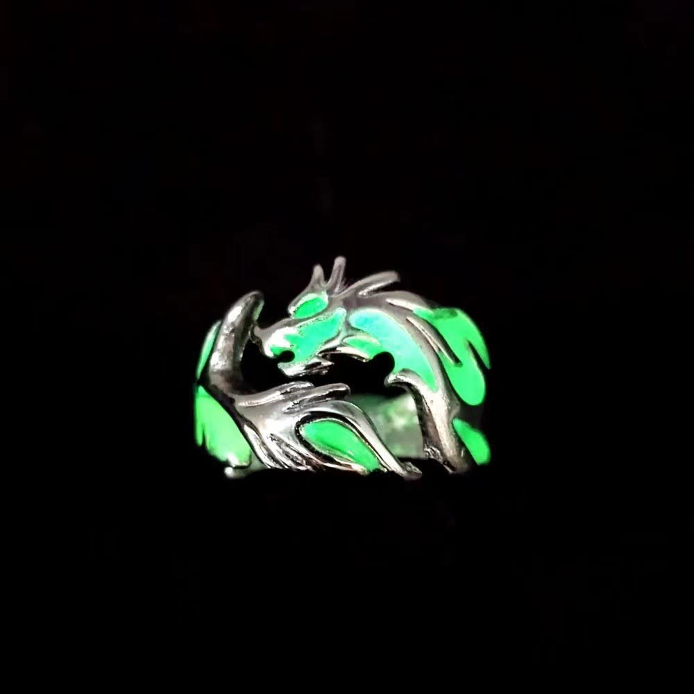 Glow In The Dark Dragon Ring