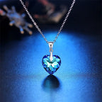 Midnight Sapphire Pendant Stud Set