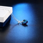 Midnight Sapphire Pendant Stud Set