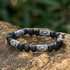 Rune Stone Beaded Bracelet