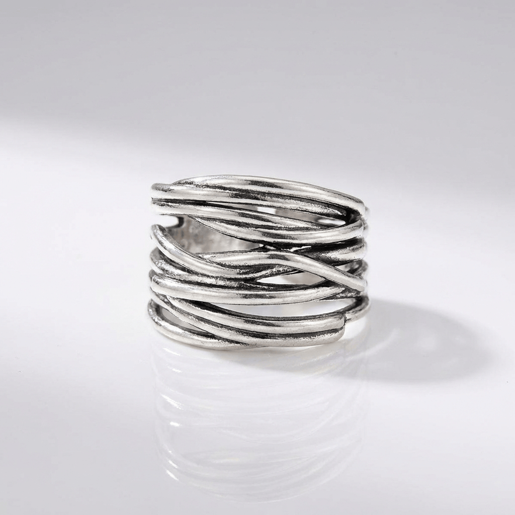 Silver Stacked Classic Ring