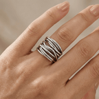 Silver Stacked Classic Ring