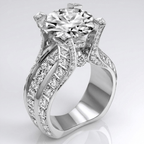 Timeless Zirconia Glamour Ring