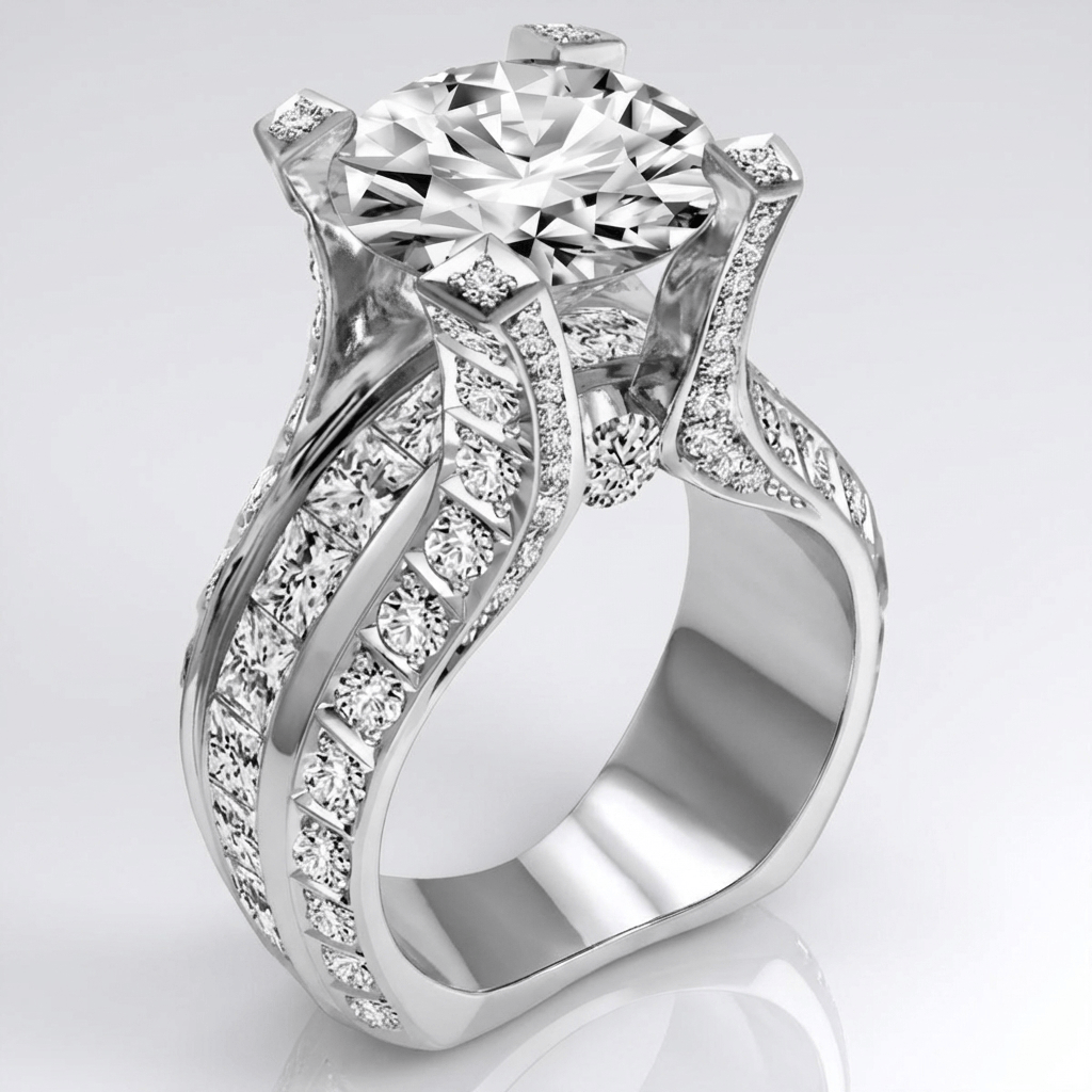Timeless Zirconia Glamour Ring
