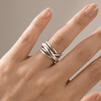 Silver Stacked Classic Ring