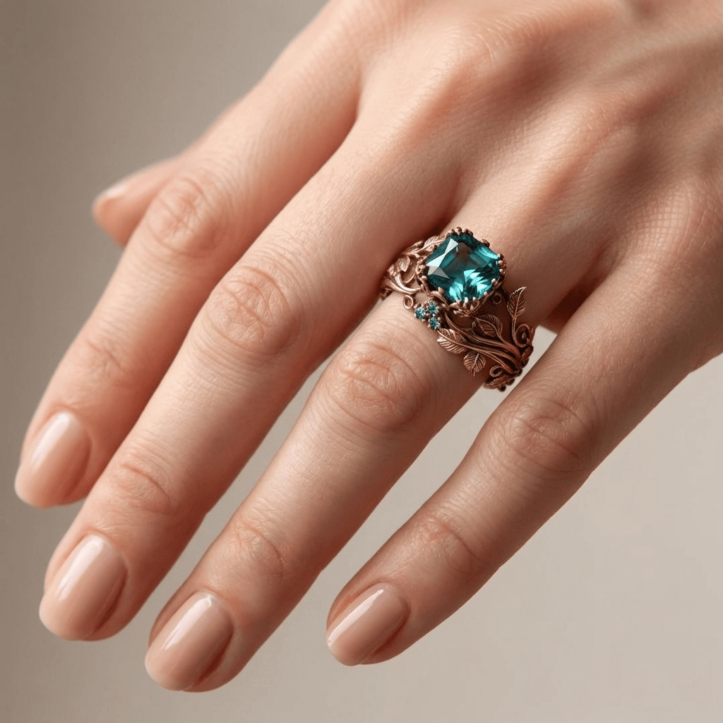 Forest Light Crystal Ring