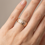 Antique Rose Golden Ring