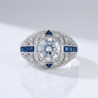 Vintage Silver Vault Ring