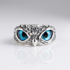 Elegant Owl Statement Ring
