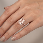 Peach Blossom Morganite Ring