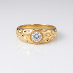 Antique Zirconia Statement Ring