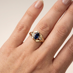 Gold and Blue Majesty Ring