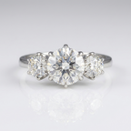 Trio Star Zirconia Ring