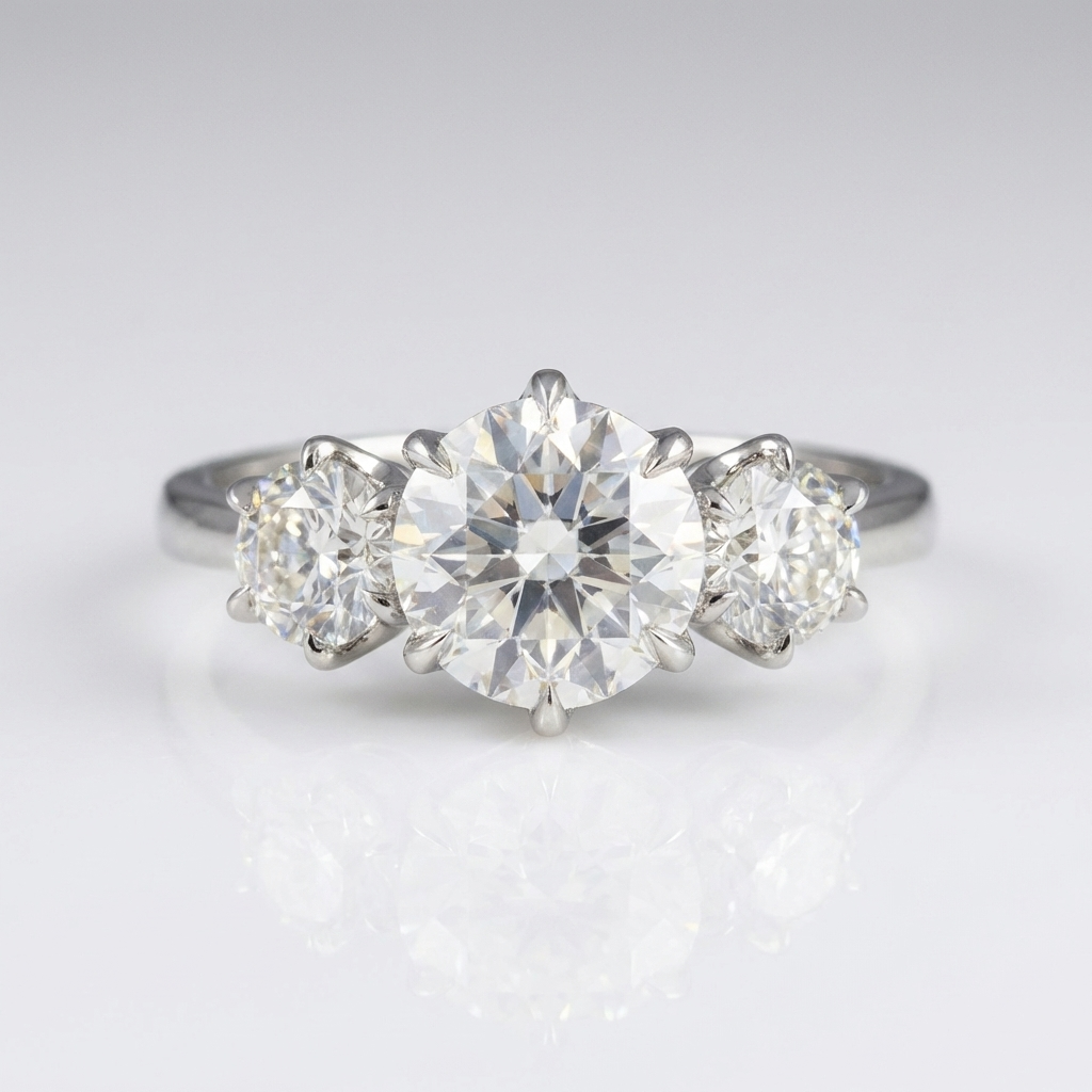 Trio Star Zirconia Ring
