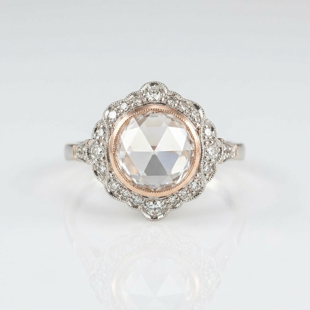 Antique Pearl Crown Ring