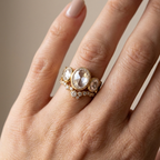 Trio Ovals Opal Ring