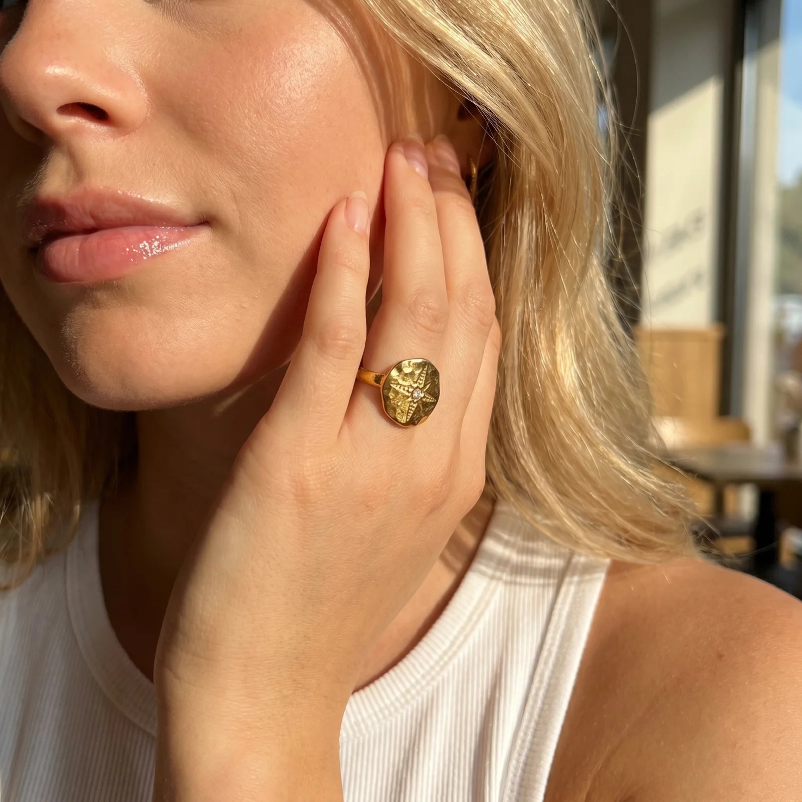 Aurelia Ancient Coin Ring