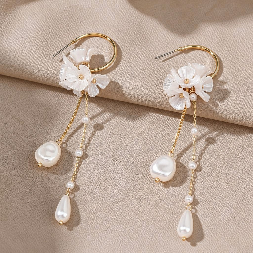 Vintage Pearl Drop Earrings