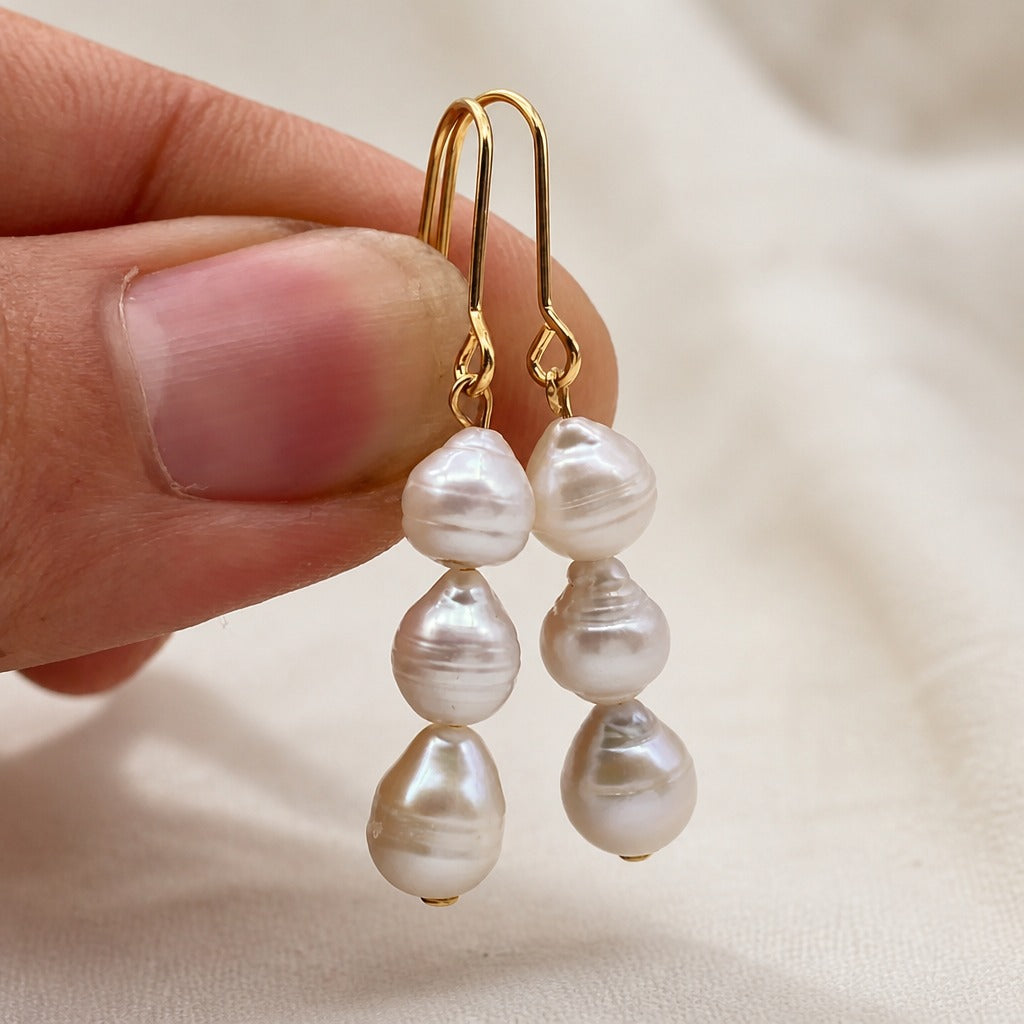 Pearl Noble Cascade Drops