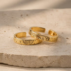 Delicate Gold Adjustable Ring