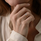 Elite Cubic Solitaire Ring