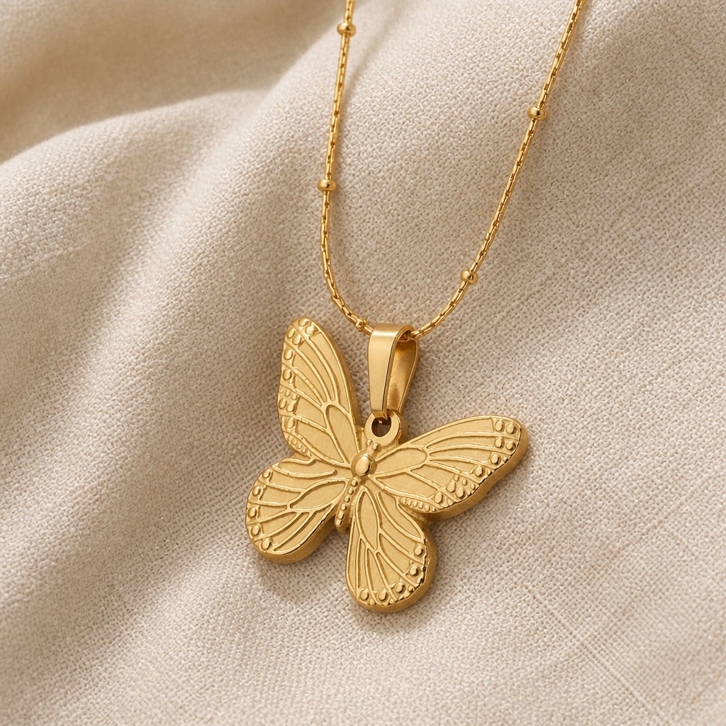 Prestige Butterfly Charm Necklace