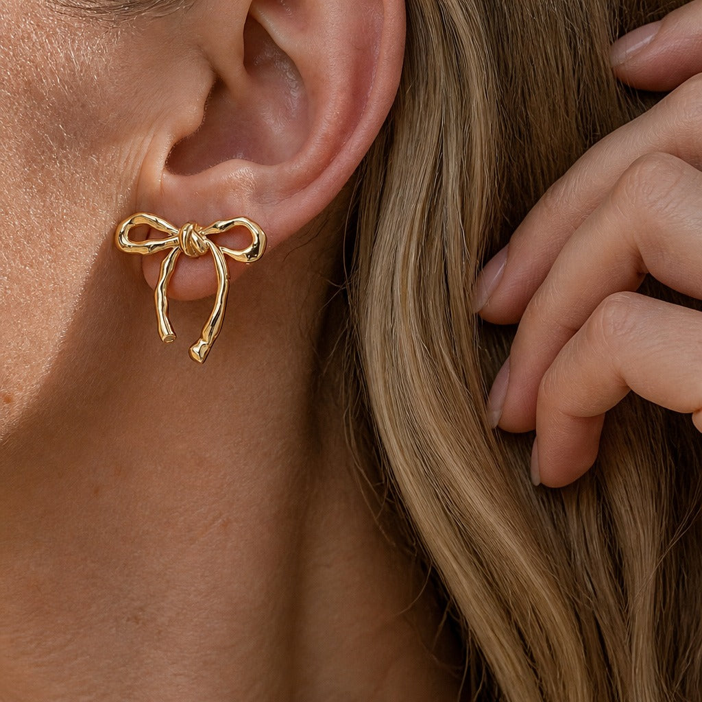 Couture Bow Statement Earrings
