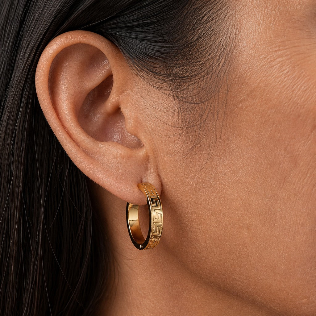 Dakota Sleek Hoop Earrings