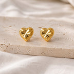 Beverly Heart Stud Earrings