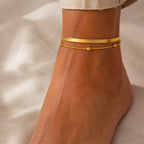 Opulent Layered Anklet Chain
