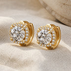 Nadine Gold Square Earrings