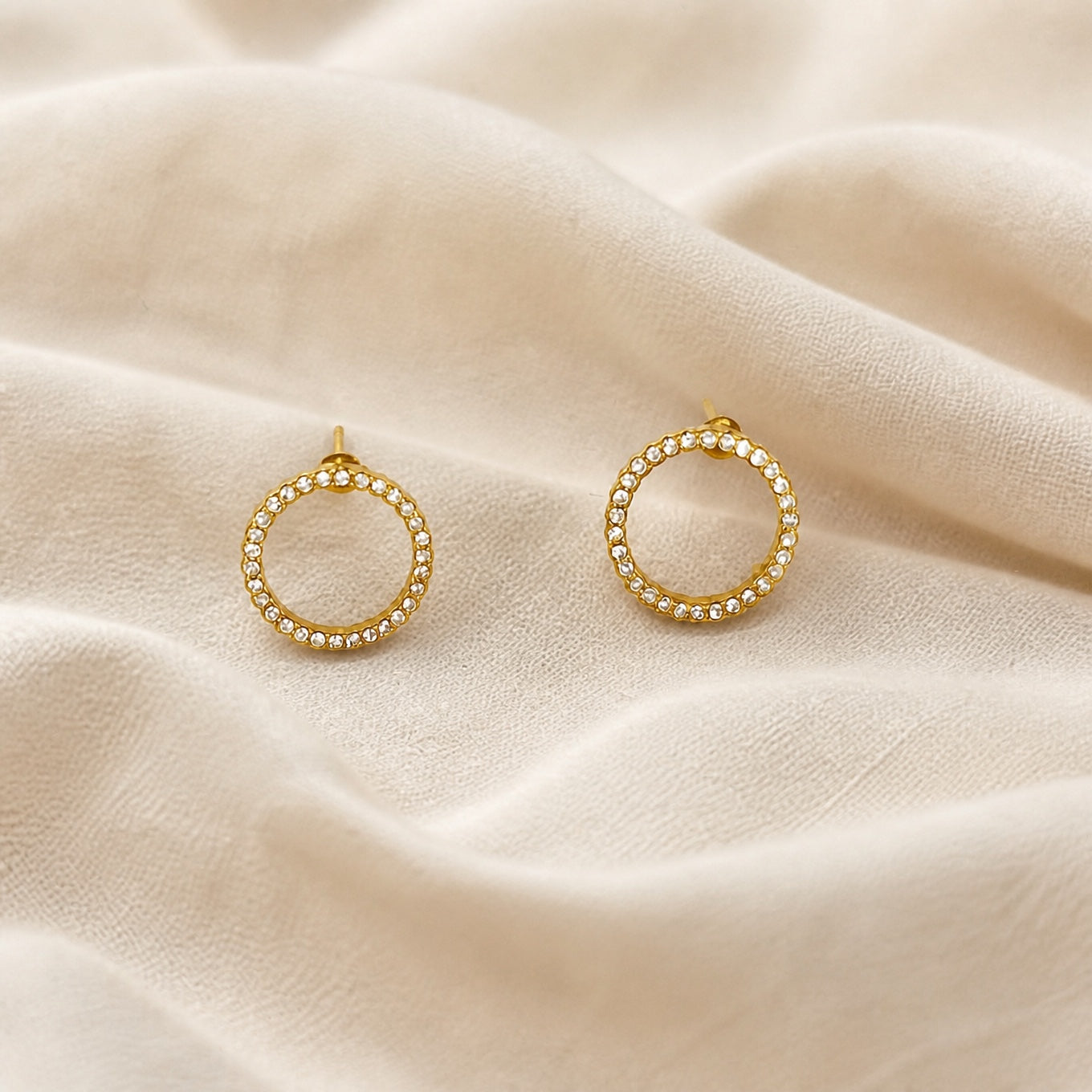 Minimalist Delicate Zirconia Earrings