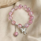 Charming Bead Butterfly Bracelet