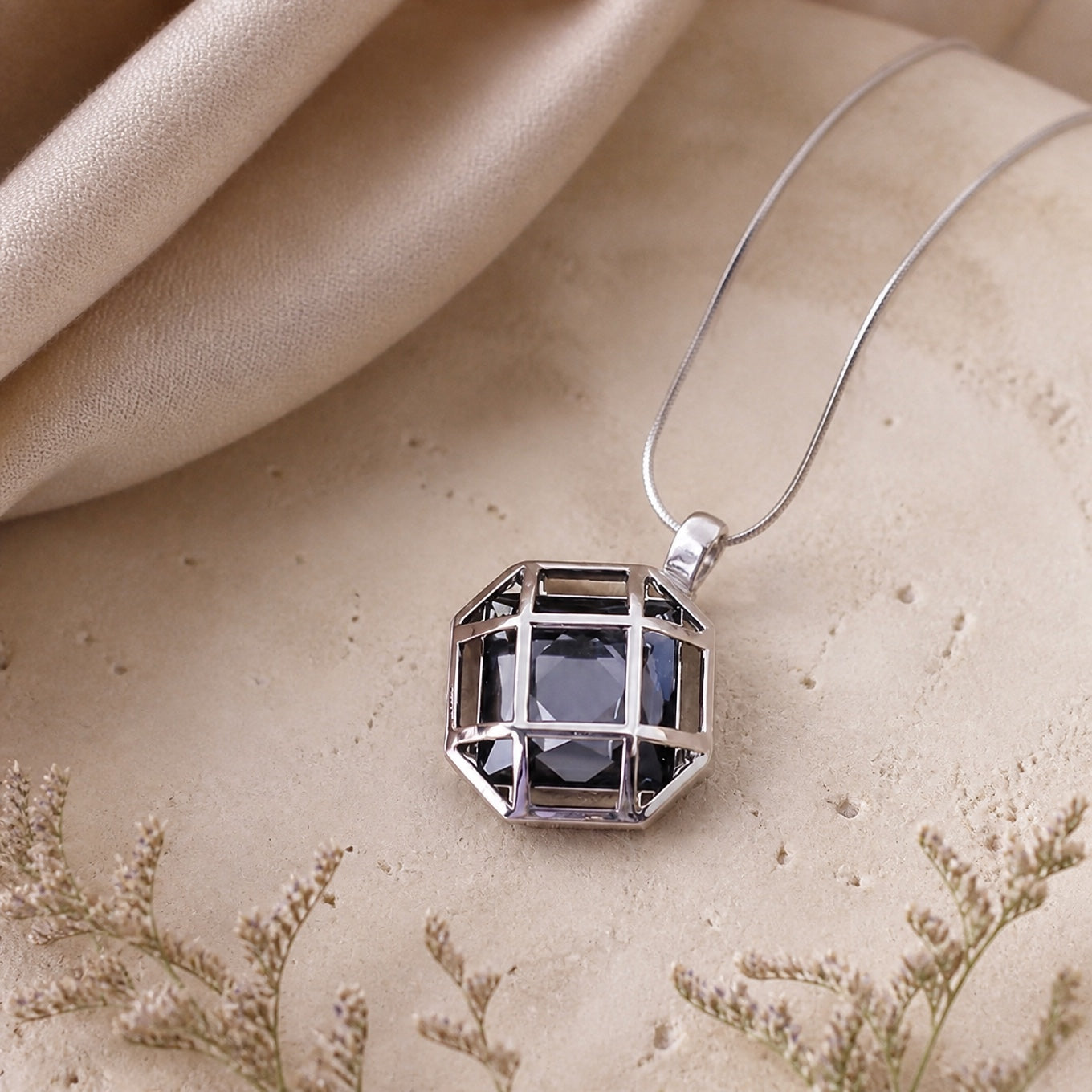 Classic Glass Pendant Necklace
